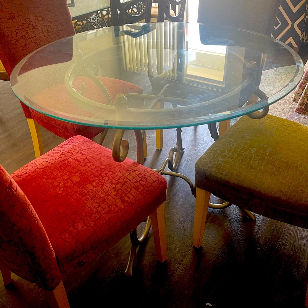 Dining table with 4 chairs